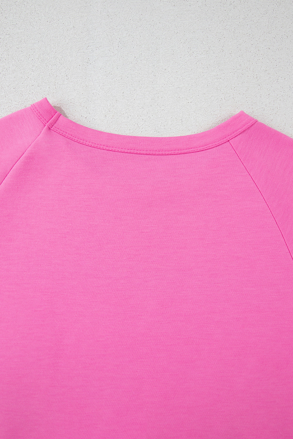 Black Striped Patch Front Casual Tee